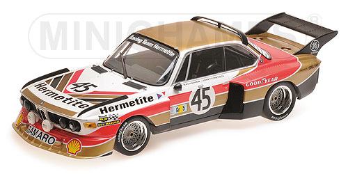 BMW 3.5 CSL – HERMETITE – WALKINSHAW/FITZPATRICK – 24H LE MANS 1976 - L.E. 402 pcs. 1:18 model