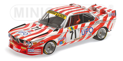 BMW 3.0 CSL – LUIGI RACING – XHENCEVAL/DIEUDONNÉ/DINI – 24H LE MANS 1977 L.E. 804 pcs. 1:18 model
