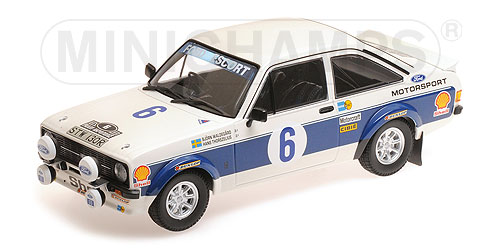 FORD RS 1800 – FORD MOTOR CO LTD – WALDEGARD/THORSZELIUS – WINNERS ACROPOLIS RALLY 1977 L.E. 300 pcs. 1:18 model