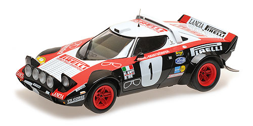 LANCIA STRATOS – LANCIA PIRELLI – RÖHRL/GEISTDÖRFER – WINNERS DYNAVIT SAARLAND RALLYE 1978 - L.E. 336 pcs. 1:18 model