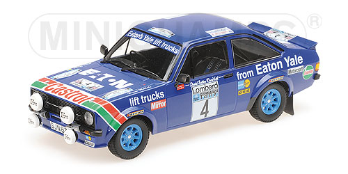 FORD RS 1800 – EATON YALE – MIKKOLA/HERTZ – WINNERS LOMBARD RAC RALLY 1978 - L.E. 300 pcs. 1:18 model