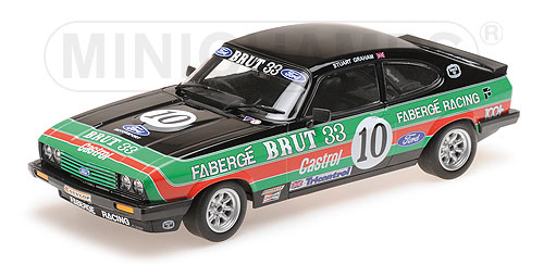 FORD CAPRI 3,0 – FABERGÉ RACING LEE JEANS – STUART GRAHAM – 2ND PLACE OULTON PARK BSCC 1979 - L.E. 300 pcs. 1:18 model