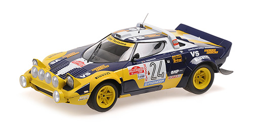 LANCIA STRATOS – GRIFONE SIAS – FABRIZIO TABATON / EMILIO RADAELLI – RALLYE SANREMO 1980 1:18 model