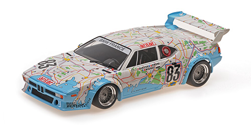 BMW M1 – ‘CARTE DE FRANCE’ – QUESTER/PIRONI/MIGNOT – TEAM BMW FRANCE – 24H LE MANS 1980 1:18 model