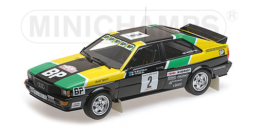 AUDI QUATTRO – AUDI SPORT – MOUTON/PONS – 1981 RALLYE DES 1000 PISTES - L.E. 350 pcs. 1:18 model