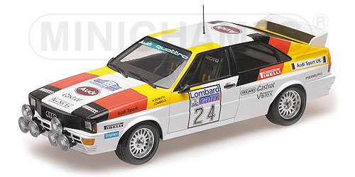 AUDI QUATTRO – AUDI SPORT – DEMUTH/DANIELS – LOMBARD RAC RALLY 1982 - L.E. 350 pcs. 1:18 model
