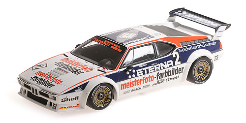 BMW M1 – SCHNITZER ETERNA MEISTERPHOTO TEAM – H.-J. STUCK – WINNER ZOLDER 1982 1:18 model