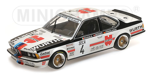 BMW 635 CSI – BMW ITALIA – RAVAGLIA/BERGER/WINKELHOCK – 24H SPA 1984 - L.E. 354 pcs. 1:18 model