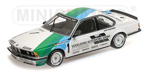 BMW 635 CSI – VOGELSANG AUTOMOBILE GMBH – HARALD GROHS – WINNER BERGISCHER LÖWE ZOLDER 1984 - L.E. 300 pcs. 1:18 model