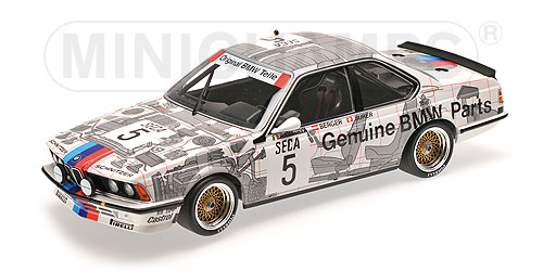 BMW 635 CSI – BMW BELGIUM – RAVAGLIA/BERGER/SURER – WINNER SPA 24H 1985 L.E. 1002 pcs. 1:18 model
