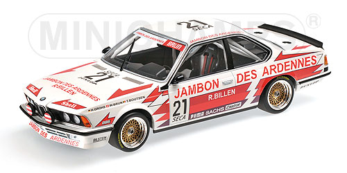 BMW 635 CSI – BRUN MOTORSPORT – GROHS/BRUN/BOUTSEN – SPA 24H 1985 L.E. 1002 pcs. 1:18 model