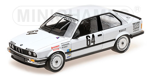 BMW 325I – AUTO BUDDE TEAM – OESTREICH/RENSING/VOGT – WINNER 24H NÜRBURGRING 1986 L.E. 350 pcs. 1:18 model