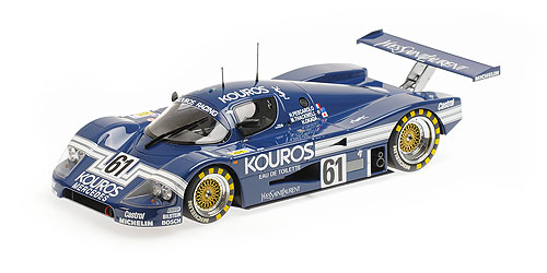SAUBER MERCEDES C9 – KOUROS RACING – THACKWELL/PESCAROLO/OKADA – 24H LE MANS 1987 1:18 model
