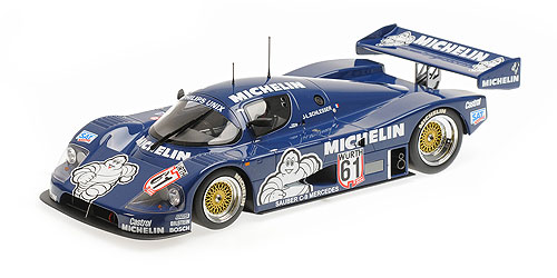 SAUBER MERCEDES C9 – JEAN-LOUIS SCHLESSER – WINNER ADAC SUPERSPRINT 1987 1:18 model