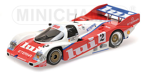 PORSCHE 962C – BRUN MOTORSPORT – MASS/LARRAURI/PAREJA – 1000 KM NÜRBRUGRING 1987 - L.E. 402 pcs. 1:18 model