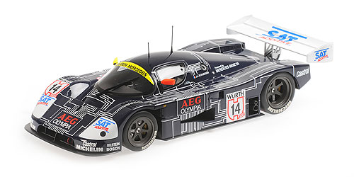 SAUBER MERCEDES C9 – JEAN-LOUIS SCHLESSER – WINNER SUPERCUP 1988 1:18 model
