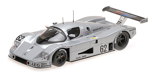 SAUBER MERCEDES C9 – SCHLESSER/JABOUILLE/CUDINI – 5TH PLACE 24H LE MANS 1989 - L.E. 402 pcs. 1:18 model