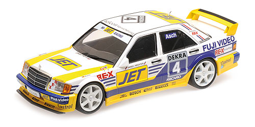 MERCEDES-BENZ 190E 2.5-16 EVO 1 – TEAM MS-JET – ROLAND ASCH – DTM 1989 - L.E. 300 pcs. 1:18 model