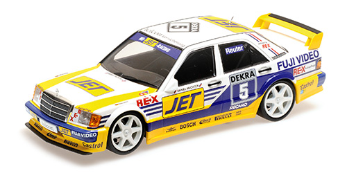 MERCEDES-BENZ 190E 2.5-16 EVO 1 – TEAM MS-JET – MANUEL REUTER – DTM 1989 - L.E. 354 pcs. 1:18 model