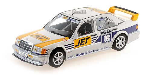 MERCEDES-BENZ 190E 2.5-16 EVO 1 – TEAM MS-JET-RACING – FRANK BIELA – DTM 1990 1:18 model