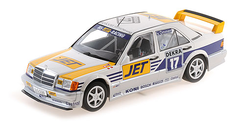 MERCEDES-BENZ 190E 2.5-16 EVO 1 – TEAM MS-JET-RACING – JOERG VAN OMMEN – DTM 1990 1:18 model