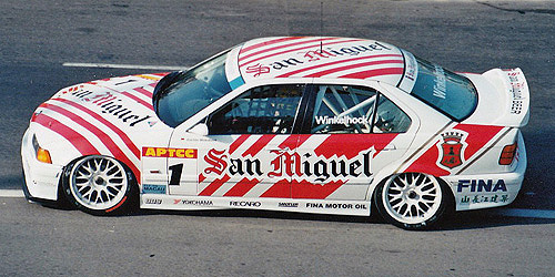 BMW 318IS CLASS II – BMW TEAM SCHNITZER – JOACHIM WINKELHOCK – WINNER MACAU GUIA RACE 1994 1:18 model