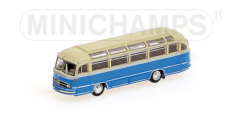 MERCEDES-BENZ O321H BUS – 1957 – CREAM/BLUE - L.E. 1008 pcs. 1:160 model