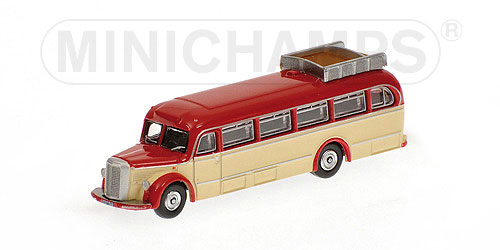 MERCEDES-BENZ O6600 BUS – 1950 – RED/CREAM - L.E. 3000 pcs. 1:160 model