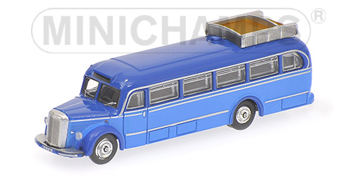 MERCEDES-BENZ O6600 BUS – 1950 – BLUE/BLUE - L.E. 3000 pcs. 1:160 model