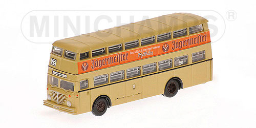 BUESSING D2U DOPPELDECKER – 1958 – ‘JÄGERMEISTER’ - L.E. 3000 pcs. 1:160 model