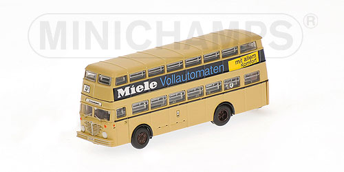 BUESSING D2U DOPPELDECKER – 1958 – ‘MIELE’ - L.E. 3000 pcs. 1:160 model