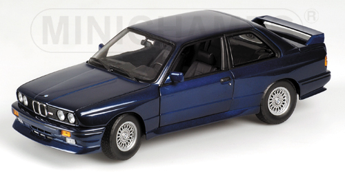 BMW M3 STREET (E30) – 1987 – BLUE METALLIC 1:18 model