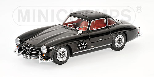 MERCEDES-BENZ 300 SL (W198 I) – 1954 – BLACK 1:18 model
