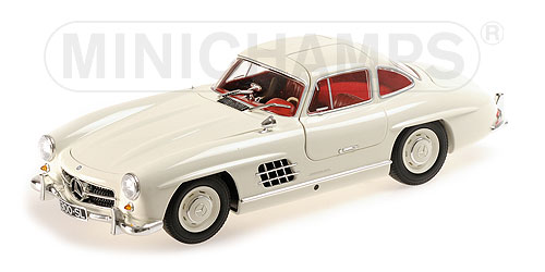 MERCEDES-BENZ 300 SL (W198 I) – 1954 – WHITE L.E. 600 pcs. 1:18 model