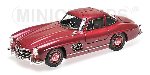 MERCEDES-BENZ 300 SL (W198 I) – 1954 – STRAWBERRY RED L.E. 336 pcs. 1:18 model