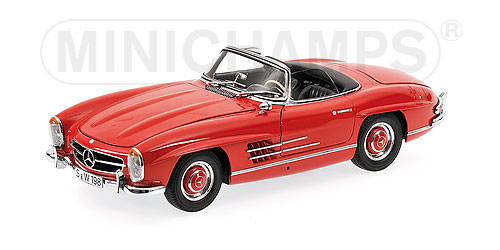 MERCEDES-BENZ 300 SL ROADSTER (W198) – 1957 – RED 1:18 model