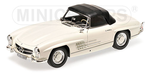 MERCEDES-BENZ 300 SL ROADSTER (W198) – 1957 – WHITE L.E. 504 pcs. 1:18 model