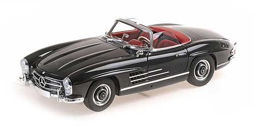 MERCEDES-BENZ 300 SL ROADSTER (W198) – 1957 – BLACK 1:18 model