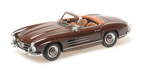 MERCEDES-BENZ 300 SL ROADSTER (W198) – 1957 – DARK RED - L.E. 307 pcs. 1:18 model