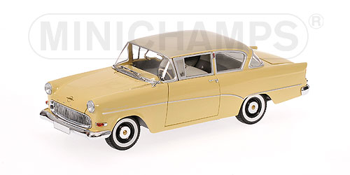 OPEL REKORD P1 – 1958 – YELLOW/WHITE 1:18 model