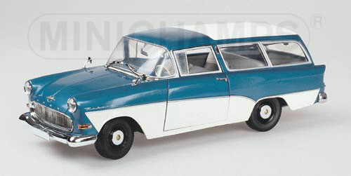 OPEL REKORD P1 CARAVAN – 1958 – BLUE 1:18 model