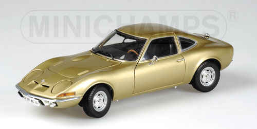 OPEL GT 1900 – 1968 – GOLD METALLIC 1:18 model