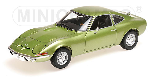 OPEL GT 1900 – 1972 – GREEN METALLIC L.E. 600 pcs. 1:18 model