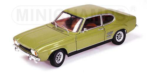 FORD CAPRI – 1969 – LIGHT GREEN METALLIC 1:18 model