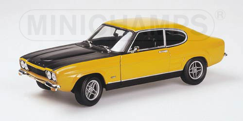 FORD CAPRI RS – 1969 – YELLOW/BLACK 1:18 model