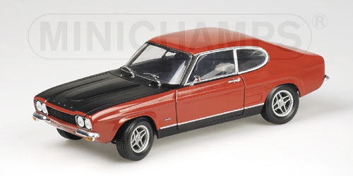 FORD CAPRI RS – 1970 – RED/BLACK 1:18 model
