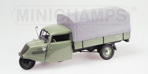 TEMPO 3-WHEELER CANVAS – 1952 – GREEN 1:18 model