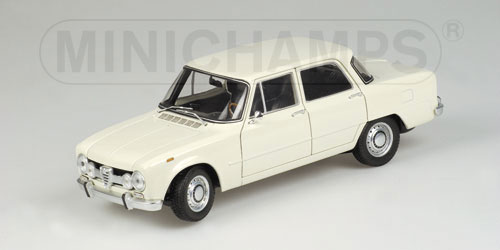 ALFA ROMEO GIULIA 1600 SUPER – 1970 – WHITE 1:18 model