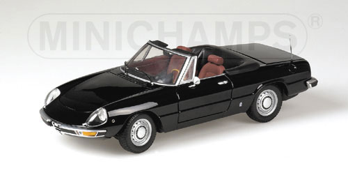 ALFA ROMEO 2000 SPIDER – 1970 – BLACK 1:18 model