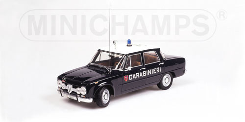 ALFA ROMEO GIULIA 1600 – 1970 – CARABINIERI (DARK BLUE) 1:18 model